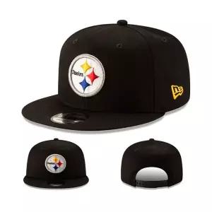 뉴에라 피츠버그 스틸러스 블랙 950 스냅백 모자 NFL 베이직 조절 캡