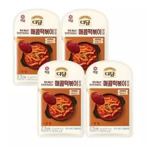 [CJ제일제당][T]백설 다담 매콤떡볶이양념140g x4개