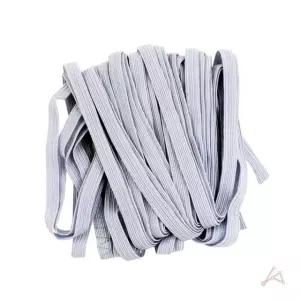 8골 얇은 고무줄 납작 의류수선 고무밴드 화이트 (WFGTJ04)