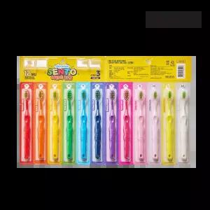 주.니어 딥클린 초.미세모 어린이칫솔 12색상 스텝3 12개