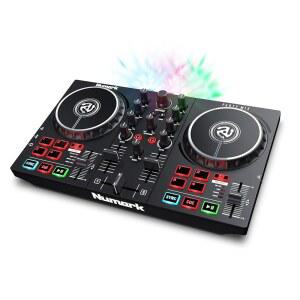 Numark 믹스 DJ 컨트롤러, 2개의 덱, 믹서, 파티 조명(세라토 라이트)