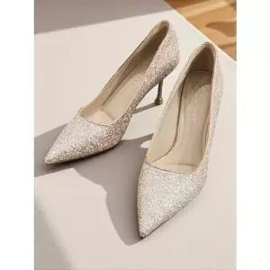 [갤러리아] [센터시티] 고세 샴페인 글리터 힐 웨딩 펌프스 힐 OZP5F017 샴페인골드