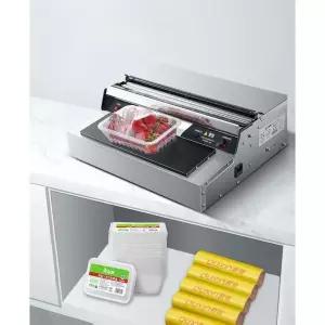 전기 랩핑기 음식 진공 자동실링기 자동 컷팅기 마켓