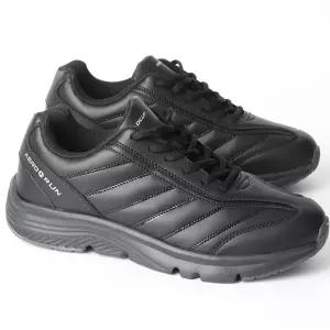 월드컵 볼 넓은 남자 운동화 러닝화 걷기 남성 봄 가을 신발 올블랙 빅사이즈