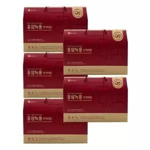종근당건강 홍삼녹용 프리미엄 50ml x 30포 x 5박스