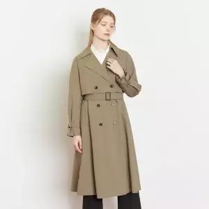 [롯데백화점]케네스레이디 더블버튼 롱 벨티드 트렌치코트 (EWTCOI01)