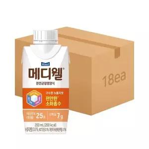 [NS홈쇼핑]메디웰 구수한 누룽지맛 200ml 18개입(1박스)[35526645]