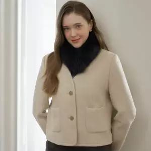 [엘르](신세계 사우스시티) 스킨폭스워머 퍼 머플러 SE54MF200