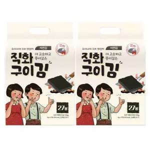 숯불에구운 서천김 직화구이김 선물세트 27봉 2세트