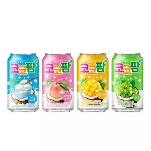 코코팜 4종 24+24 골라담기 340ml 48캔 복숭아 화이트 망고 포도