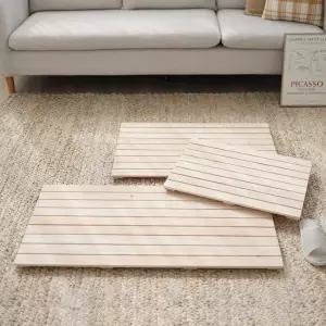 [숲속애] 편백나무 롤 발판 특대형