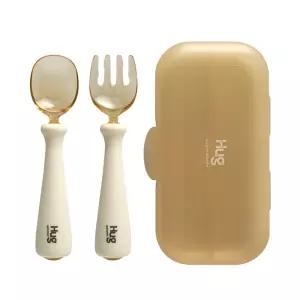 마더케이 허그 PPSU 처음 스푼 포크 세트 (케이스 포함) 1개