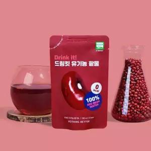 [낫띵베럴]0칼로리 국내 유기농 100% 드링킷 팥물 (24포1박스24일분)
