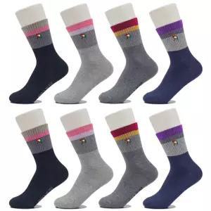 [아놀드파마]아놀드파마 뒤틀림방지 여자캐주얼양말 중목 8켤레 LSP002 여성캐주얼양말