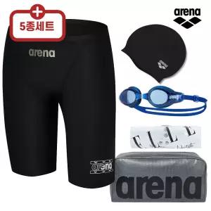 아레나 남자 실내수영복 5종 4종 세트 4부 반신 A5FM1PM14 수경 수모 가방 수경케이스