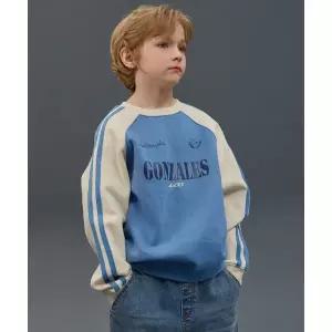 [마크곤잘레스키즈]곤잘레스 라글란 테이프 맨투맨-라이트블루 (MG54TM07LB)_IC