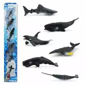 해양동물 학습 미니 피규어 바다고래 친구들 6종