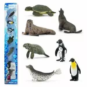 해양동물 학습 미니 피규어 바다펭귄과 친구들 7종