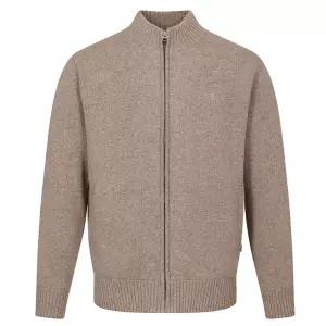 [닥스](광주신세계)25년 FW 울100 솔리드 방풍 풀집업 남성 니트 DLW1SWZU112I1