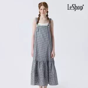 [롯데백화점]르샵 데일리 체크 멜빵 원피스 (BP4OP072A)