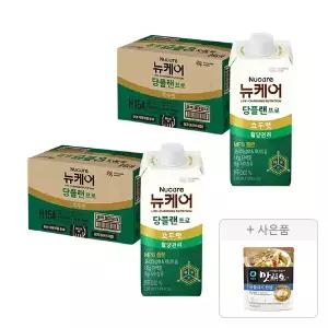 뉴케어 당플랜 프로 호두맛 230ml, 24입,2개 + 증정 (청정원 맛선생 멸치디포리 국물내기 한알 60g (15개입), 1개)