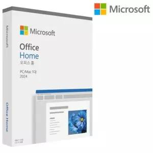 마이크로소프트 MS 오피스 2024 Home 홈 PKC 가정용 패키지 영구사용 제품키 한국 정품