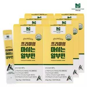 [본사공식] 미라클루틴 프리미엄 마시는 알부민 6박스 (15gx84포) / 단백질 비타민 미네랄