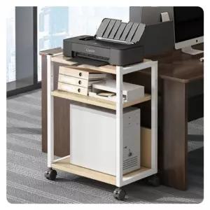 프린트 선반 받침대 테이블 원목 복합기 거치대 데스크 3단 프린터 책상