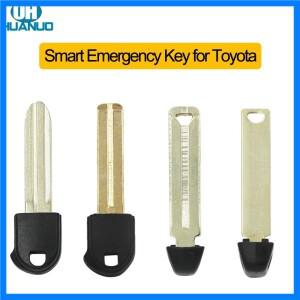OHHUANUO 스마트 비상 키 도요타 캠리 아발론 RAV4 프리우스 C 코롤라 2012 2013 2014 2015 스페어 블레이