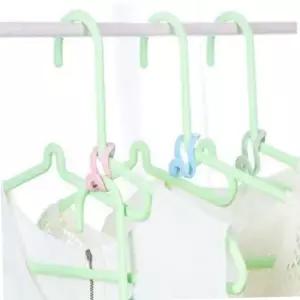 ksr 옷걸이 연장 클립 5P 매장옷걸이 플라스틱 옷걸이연장