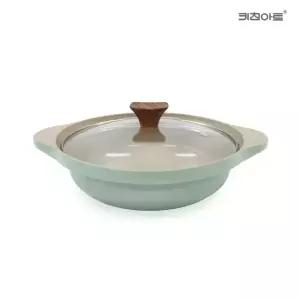 키친아트 와이즈 IH 인덕션가능 세라믹코팅 전골냄비 24cm 코팅냄비