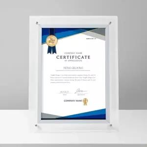 투명 아크릴 상장액자 상장케이스 사진액자 A4 (KYR-WE1DF7D)