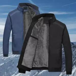 [하프클럽/]기모점퍼 남자 정장 기모 보아털 항공점퍼 자켓 블루종 겨울