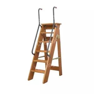 원목 스텝 사다리 스툴 이동식 실내 가정용 다용도 디딤대 발판 보조계단 도서관 인테리어