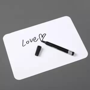 화이트보드 미니자석칠판 A4화이트보드 미니부착보드 (WFKDAQB)