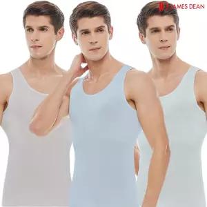 제임스딘 남성속옷 50수 순면 민소매 런닝세트 3매입 JHMRVZ01