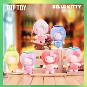 TOPTOY 산리오패밀리 헬로키티 프루티 랜덤박스 피규어 캐릭터 선물 책상 키링 여자 생일 사과 복숭아 인형
