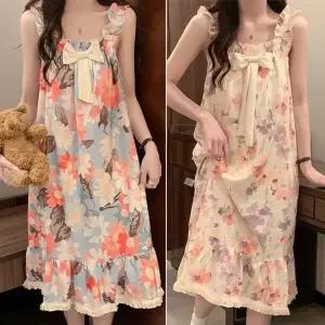 골프용 면잠옷 릴렉스 가운 샤워 원피스