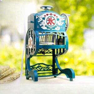 레트로 빙수 기계 업소 여름 슬러시 클래식 우유빙수 분쇄기 옛날 주스 팥빙수 빙과기