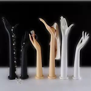 블랙 자석 손마네킹 팔찌 목걸이 촬영 소품 웨딩 연습용 모형