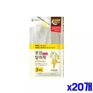쾌적한 옷장 탈취제 리필 후리지아향 x20개 방향제 생필품 소취제 생활 용품 옷장용