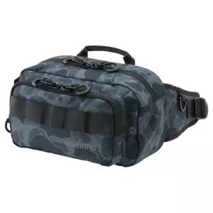 시마노 낚시 가방 BW-021T 힙백 블랙 카모
