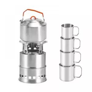 백패킹 캠핑주전자 경량 알루미늄 쿡웨어 야외커피컵