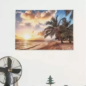 벽장식 VSF628H6 가림천 패브릭 포스터 그림 코코넛비치 S