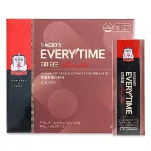 정관장 에브리타임 리미티드 10ml x 30포 1박스 홍삼 스틱 D