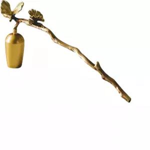 테르크코 버터플라이 스타일 황동 양초 스너퍼 긴 손잡이 장식용 소화기 도구 가정 및 아로마테라피에