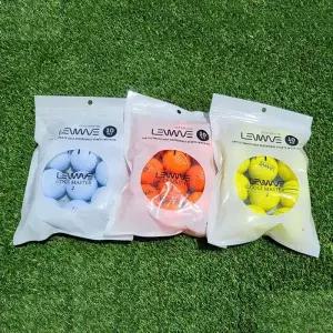 [룽스]안정적인 퍼팅 지퍼백골프공 런웨이브 골프공 필 3선