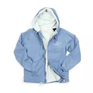 KING 남자후드집업 양털 데님후드 집업 (WFKHYIC)