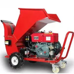 나뭇가지 잔가지 파쇄기 대용량 퇴비 이동형 목재 건초 나무 톱밥 정원용