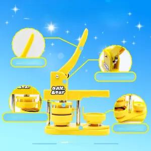 뱃지제작기계 캔뱃지 핀뱃지 수제 만들기 프레스 아트 뺏지 만드는 프레스기